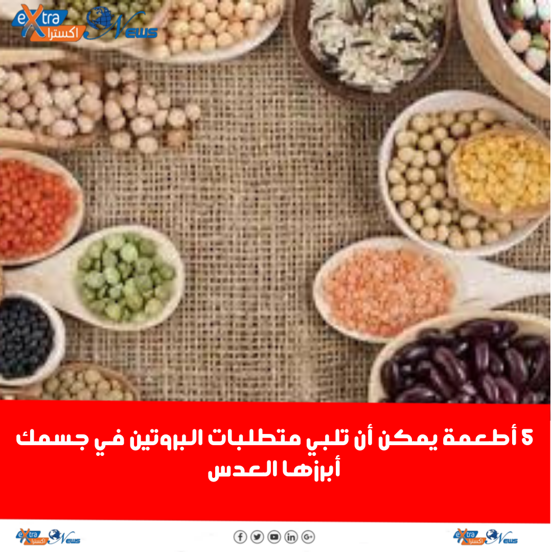 5 أطعمة يمكن أن تلبي متطلبات البروتين في جسمك أبرزها العدس.Png