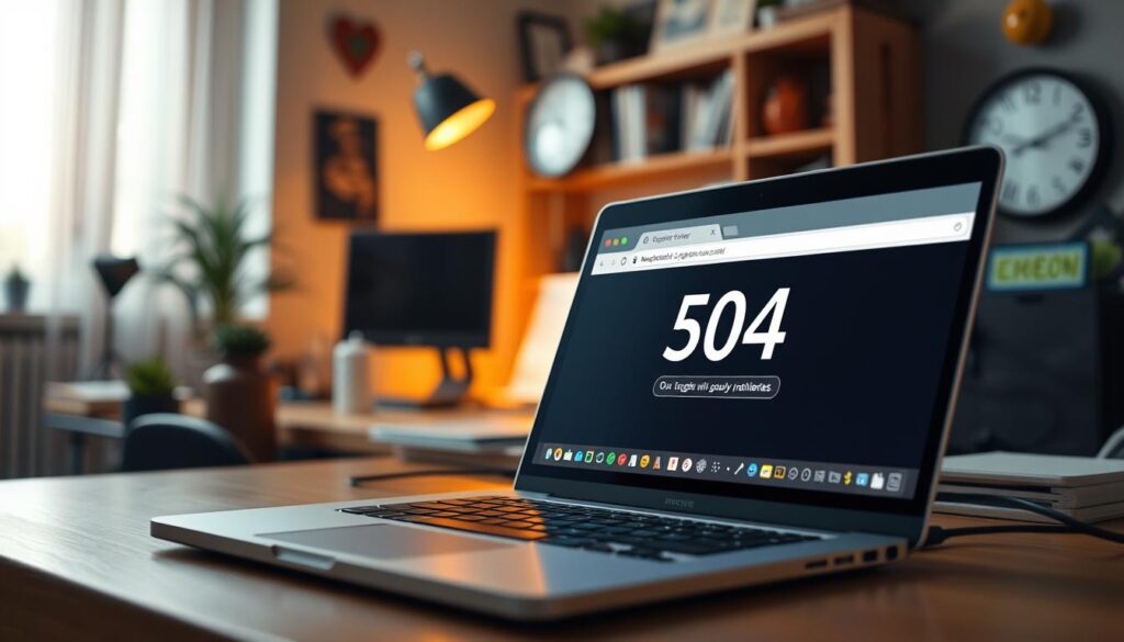 A visual representation of a "Google Error" browser page, prominently featuring a stylized computer screen displaying a familiar error message, like a 404 or 500 error. Foreground: a sleek, modern laptop with a glowing screen, subtly reflecting ambient light. Middle ground: a blurred workspace with a desk, office supplies, and wires suggesting a tech-focused environment. Background: soft-focus decorations of a cozy office, possibly with a bookshelf or digital clock to add depth. Lighting: a soft, warm glow to create an inviting, yet slightly tense atmosphere, suggesting frustration with tech issues. Angle: a slight overhead view, capturing both the screen and the ambiance of the workspace, enhancing the sense of digital troubleshooting. A visual representation of a "Google Error" browser page, prominently featuring a stylized computer screen displaying a familiar error message, like a 404 or 500 error. Foreground: a sleek, modern laptop with a glowing screen, subtly reflecting ambient light. Middle ground: a blurred workspace with a desk, office supplies, and wires suggesting a tech-focused environment. Background: soft-focus decorations of a cozy office, possibly with a bookshelf or digital clock to add depth. Lighting: a soft, warm glow to create an inviting, yet slightly tense atmosphere, suggesting frustration with tech issues. Angle: a slight overhead view, capturing both the screen and the ambiance of the workspace, enhancing the sense of digital troubleshooting.